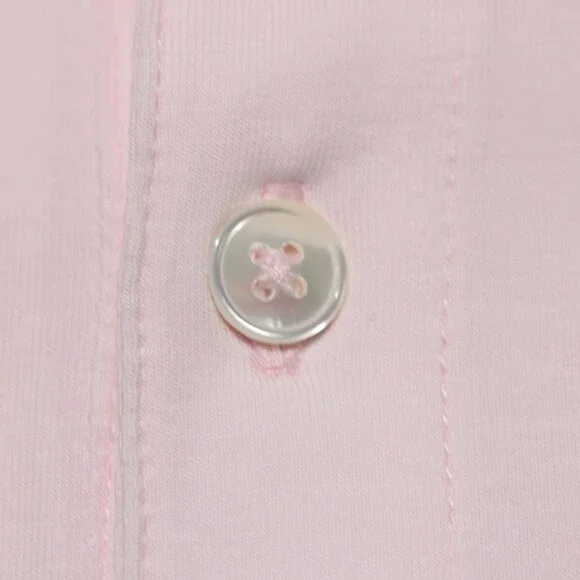 Orchard & Broome NWT Grand Short Sleeve Polo Shirt Size XXL in Pink Cotton Blend